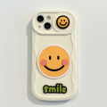 [autismaut] Three-Dimensional Couple Smiley Face Sliding Window iPhone15Pro Phone Case Suitable for Apple 14/13 Cartoon 12 Protective Sleeve 11. 