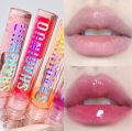 Clear Fruit Juice Lip Gloss Crystal Jelly Moisturizing Lips Oil Lasting Not Sticky Lip Gloss Lipstick Makeups Lips Care. 