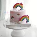 Birthday cake cute decoration accessories rainbow cake rainbow decoration wedding party wedding cake decoration supplies. 