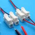 5/10/20/30/50 Pcs- Quick Wiring Electric Cable Connectors Screw Less Wire Connectors Press Type Quick Splice Wire Connector for Electric Connection Press Type Self Locking Quick Wiring Connector Quick Wiring Terminal  for LED Ceiling Lights  CH-2. 
