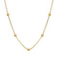 NEW Simple Invisible Transparent thin Line Gold Color Choker Necklace For Women Chain Necklace bead chocker collier femme Collar. 