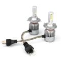 New C6 Led Headlight Bulbs For Car And Bike H4 - Pack of 2. 