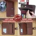 Dunbollu Slim long PU Leather Wallet for Men Boy With Zip - Cardholder Gents wallet. 