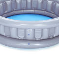 5 Ft Bestway Inflatable Space Ship Swimming Pool For Kids Summer Season Swimming Pools Party With Inflatable Pool, Family Fun Indoor & Outdoor Kids Water Games, Swim, Play, Bath Pool, Easy Drain & Enjoy Summers Swimming Pool For Toddler & Kids Code: 51080. 