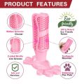 Pet Teeth Cleaning Toys Pet Gnaw Teether Toy Toothbrush Dog Toy For Pets pink L. 