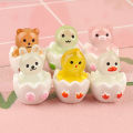 Resin Luminous Small Animals Glow In The Dark Ornament Craft Garden Home BAWEI. 