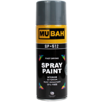 Grey Spray Paint For Bike, Cars And All Wood & Metal Surfaces 300ml Decorative Paint For All Purposes NF MART
