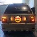 MEHRAN BACK LIGHT DESIGN Car Stickers Decal Vinyl Creative Fashion Car Sticker Accessories Stickers for Car, Car Modification, Car Decoration. 