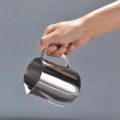 Milk Jug 350ml/12 fl.oz, 304 Stainless Steel Milk Pitcher, Milk Frothing Jug for Making Coffee Cappuccino. 