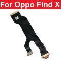 USB Charging Port Dock Flex Cable For Oppo Find X X2 X3 X5 Pro X2Lite X3Lite USB Charger Connector Board Flex Ribbon Parts. 