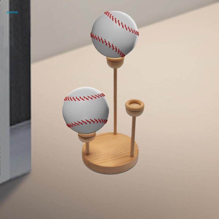 Baseball%20Display%20Stand%20Portable%20Table%20Centerpieces%20Wood%20Seat%20for%20Collections%20Crystal%20Ball%20-%20Image%205