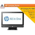 HP Compaq Pro 4300 - All-In-One system - Core i5 3rd Generation - Ram 4GB DDR3 - 500GB Hard - 20Inches Display -  Webcam. 