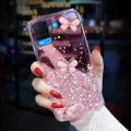 For OPPO A54 4G Back Cover Luxury 3D Shiny Rhinestone Butterfly Glitter Sequins Starry Girls Cases Clear Soft TPU Silicone Protective Mobile Phone Case. 