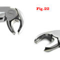 Premium High Quality Stainless Steel Dentist Tooth Extracting Forceps Dental Pliers For Lower Molars Hawks Bills Extraction Tools Fig.22. 