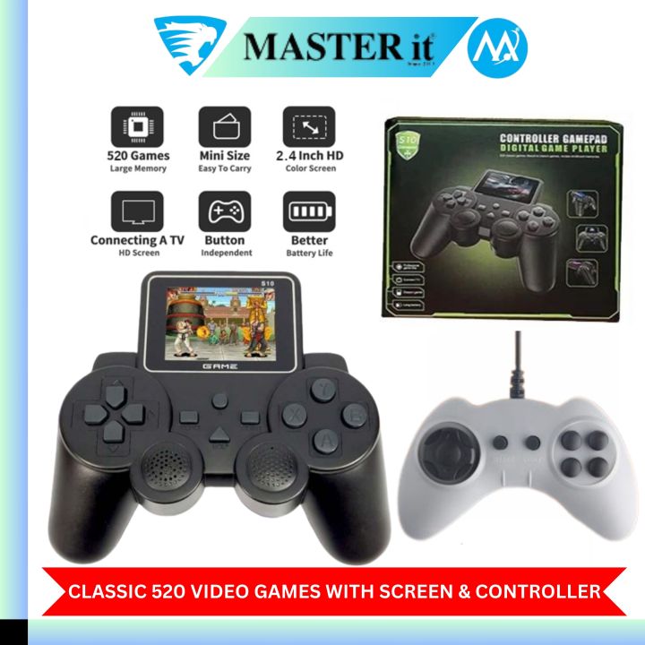 S10%20Game%20Box%20With%202.4%20Inch%20LED%20Display%20520%20Games%20With%20Controller%20-%20Joystick%20520%20in%201%20Retro%20Video%20Gamepad%20Console%20-%20Handheld%20Game%20Box%201%20Player%20&%202%20Player%20-%20For%20Boys%20&%20Children%20Connects%20With%20LCD/TV%20-%20Image%202