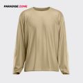 Paradise ZOne Oversized Men And Womens Tshirts Dropped Shoulder Long Sleeve Printed Tops Summer New Korean Style Loose Fit Baggy T-shirt. 