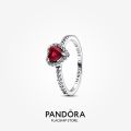 Pandora Elevated Red Heart Ring. 