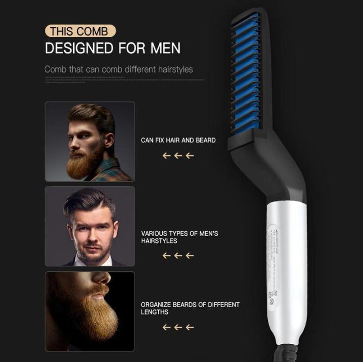 Professional%20Fast%20Beard%20Straightener%20-%20Electric%20Men's%20Hair%20Straightener%20Beard%20Brush%20-%20Best%20Portable%20Elecrtonic%20Hair%20Iron%20-%20Instant%20Heat%20Up%20Iron%20Men%20Styling%20Tool%20-%20Quick%20Styler%20Beauty%20Set%20Hair%20Straightening%20Accessories%20-%20Multifunctional%20Modeling%20Comb%20-%20Image%204