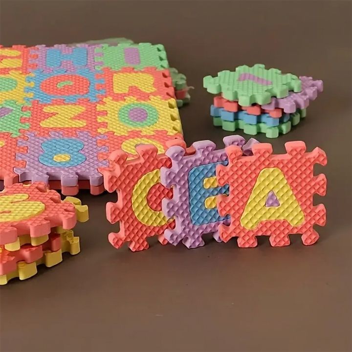 KIDS ALPHABETS & COUNTING PUZZLE PLAY MATS- FOAM FLOOR MAT FOR KIDS