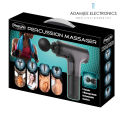 Percussion Massager 6 Speed & 4 Attachment - Deep Muscle Massager - Fascial and Fitness Chargeable massager- Full Body massager Relax and Tone Physiotherapy. 