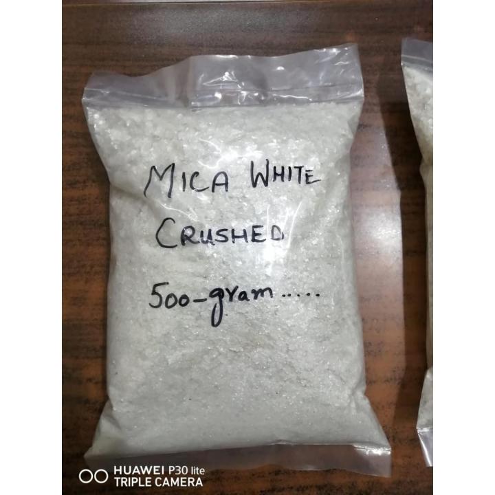 Abraq White Mica White AbraK Safaid Crushed