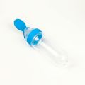 Baby Silicone Squeeze Feeding Spoon, Baby Silicone Feeding Bottle Spoon Baby Food Feeder  for Infant Dispensing and Feeding.. 