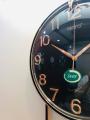 ELEGANT BEAUTIFUL DESIGN CLOCK WITH SCREW HORN GOAT STRUCTURE IN TOP AND PENDULUM FANCY AND ATTRACTIVE WALL CLOCK STYLISH DESIGN SMOOTH MACHINE WALL CLOCK HANGING WALL CLOCK HOME DECORATION PERFECT FOR GIFT. 