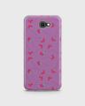 Samsung Galaxy J7 Prime Cover Case  Soft  Purple Style - 1Cover2186. 