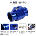 36mm Blue Water Temperature Joint Pipe Temp Sensor Gauge Radiator Hose Adapter. 