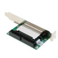40-Pin Cf Compact Flash Card To 3.5 Ide Converter Adapter Pci Bracket Back Panel. 