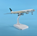 "PIA Boeing 777 Diecast Airplane Model 1:300 20cm (7.9 Inch) Pakistan International Airlines Metal Aircraft with Wheels | Premium Home & Office Decoration"
Write description  as well. 