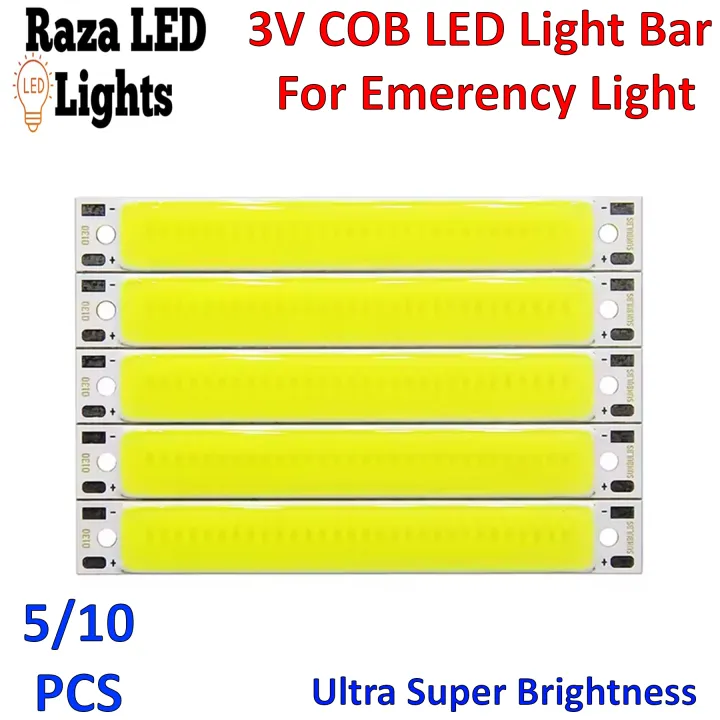 Ali Raza Led Raza LED High-Quality 3V-5V COB LED Light Bar 5/10pcs - Ultra Super ...