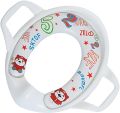 IMPRINT Toddler Potty Training Seat Kids Boy Girl Toilet Seat Cushion Handle Backrest Portable Plastic Baby/Infant/Kids Printed Soft Padding Potty Training Toilet Lavatory Seat with Handles, Toddlers with Pee Shield Design, Cushions & Handle Comfortable,|. 