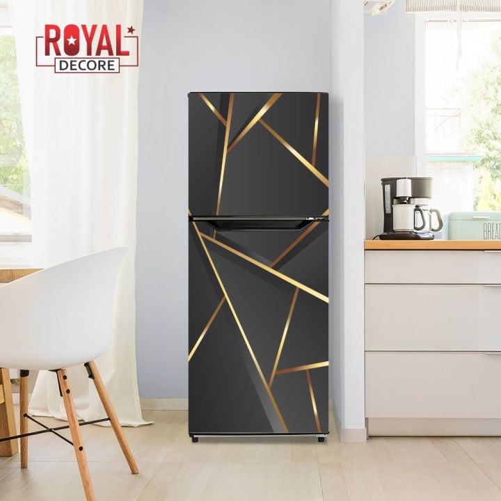Royal 3D Decorative Fridge Stickers Waterproof Dustproof Self-Adhesive Vinyl Sheet