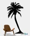 LARGE PALM TREE WALL DECAL STICKER. 