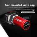 4pcs Car ire Vale Cap yre Stem Coer Air ust ire Wheel im For odge Charger ellcat Challenger Journey n. 