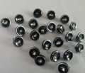 Black/Silver Fancy  Buttons for Dress Set of 50 Pieces. 