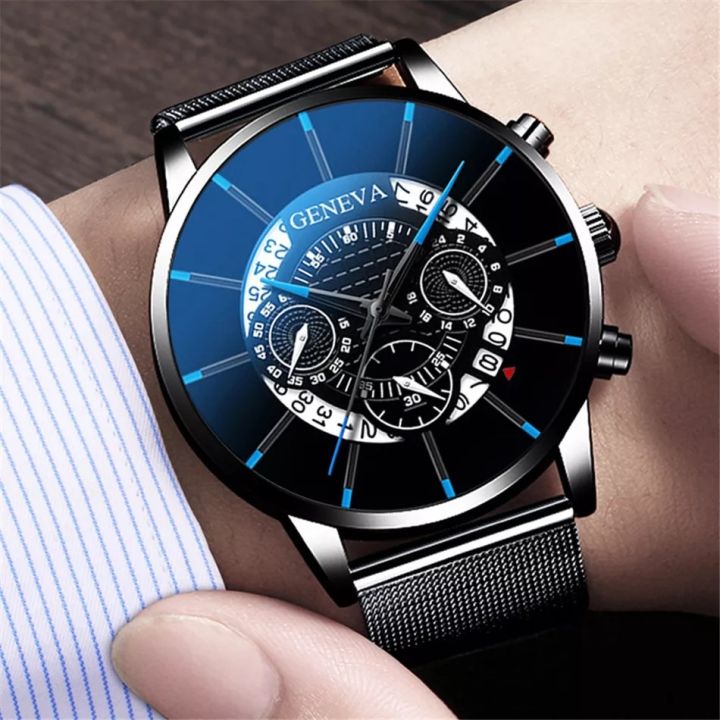 Luxury%20Ultra%20Thin%20Men%20Calendar%20Watch%20Stainless%20Steel%20Anti-Blue%20Light%20Watches%20Men's%20Watches%20Quartz%20Reloj%20Hombre%20-%20Image%203