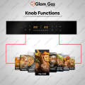 Glam Gas Bake Up Black (Electric) Oven. 