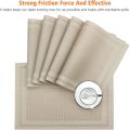 7Pcs Table Mat & Table Runner Set Heat Resistant Placemats, Stain Resistant Washable PVC Table Mats for Dining Table Woven Placemat - QS Bedding. 