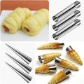 Cannoli Baking Mould Set Cream Stainless Steel Baking Mould Cannoli Tube Moulds Cone Baking Mould. 