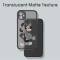 UCUC for OPPO F7 F7 Pro Back Cover Handsome Mouse Frosted Transparent Hard Phone Case Thin Shockproof Full Cover Camera Protect Case. 