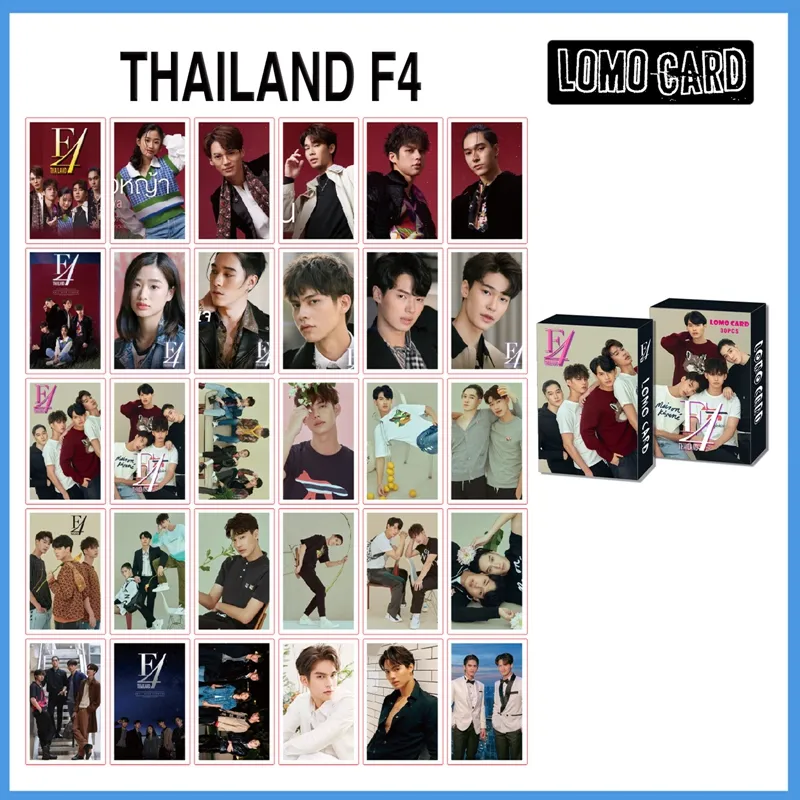 BrightWin F4 LOMO CARD他 30Pcs/Box Bright win F4 Thailand Lomo Card Photocard