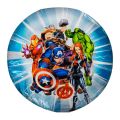 Superhero Spiderman Superman Captain America Hulk Theme Foil Balloons Set of 5 Pcs / 4D Hero Movie Chrome Metallic Balloons Set / 1 Piece For Boy Reusable Balloon For Birthday Party Decoration Superhero Theme Party Supplies PreSchool Theme For Party Decor. 