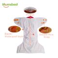 Mumsbest Ecological Baby Cloth Diapers with Insert Washable Reusable Nappy Liners Training Pants Adjustable Pocket Diaper Cover. 