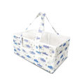Baby Diaper Caddy Organizer and portable storage box can be used as foldable toy basket – Diaper Caddy Organizer for Changing Table and Car Organizer for Newborn Essentials. 