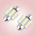 2pcs White 12V 12SMD 31mm LED Bulbs Car Interior Lights Door Reading Dome Light. 
