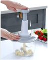 Manual Food Chopper, 1500ML Speedy Chopper with 3 Curved Stainless Steel Blades, Handheld Vegetable Chopper/Mincer/Mixer/Blender to Chop Fruits Onions/Nuts/Ginger/Herbs/Garlics. 