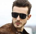 Sunglasses Square Frame with Side Retro Frame For Man & Woman. 