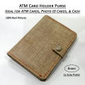Bi Folding Men Purse Mini ATM Card Case for Boys in Best Quality PU Leather Slim ID Card Holder Wallet for Men Bifold Wallet for Men in Blue Brown Khaki and Coffee Colors Suitable for Daily Use Card Holder Wallet Slim Purse for Pocket Smart Wal. 
